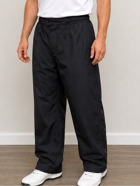 DRYJOYS by FootJoy Pants Mens XL  Black Rain Golf Waterproof Ankle Zip Snap